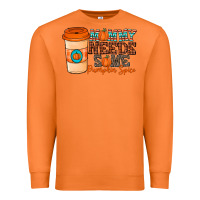 Carrot mommy needs some pumpkin spice Premium Sweatshirt - CowhideDigitalArt