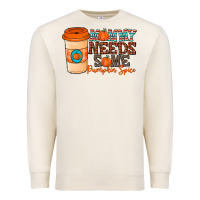Sandshell mommy needs some pumpkin spice Premium Sweatshirt - CowhideDigitalArt