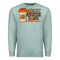Seafoam mommy needs some pumpkin spice Premium Sweatshirt - CowhideDigitalArt