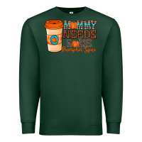 Sports Green mommy needs some pumpkin spice Premium Sweatshirt - CowhideDigitalArt