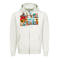 Oatmeal Heather i will not be shaken Zipper Hoodie - Zillion Design Studio