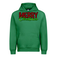 Emerald merry christmas tartan Urban Hoodie - Jasminsmagicworld