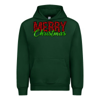 Forest Green merry christmas tartan Urban Hoodie - Jasminsmagicworld