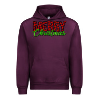 Mauve Wine merry christmas tartan Urban Hoodie - Jasminsmagicworld