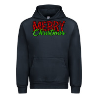 Navy merry christmas tartan Urban Hoodie - Jasminsmagicworld