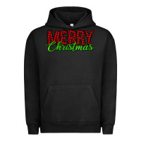 Pigment Black merry christmas tartan Urban Hoodie - Jasminsmagicworld