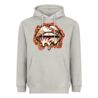 Moon Dust baseball lips Heavyweight Hoodie - Zillion Design Studio