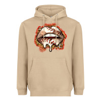 Mushroom baseball lips Heavyweight Hoodie - Zillion Design Studio