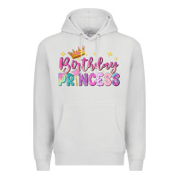 Dove Grey birthday princess Premium Hoodie - NancyCooperArtShop