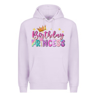 Lilac birthday princess Premium Hoodie - NancyCooperArtShop