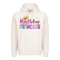 Pale Pink birthday princess Premium Hoodie - NancyCooperArtShop