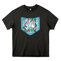 Asphalt Christmas Pocket Heavy Core Tee - CowhideDigitalArt
