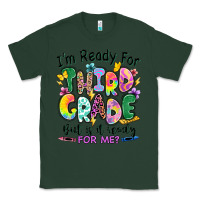 Sports Green I'm ready for third grade but is it ready for me Classic Tee - RanaPortraitStore