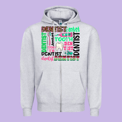 Zipper Hoodie dentist tooth