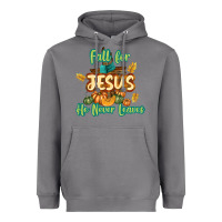Storm Fall for Jesus He Never Leaves Heavyweight Hoodie - texasbilliewilder