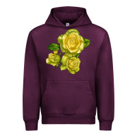 Mauve Wine st. patrick rose Urban Hoodie - LillyAllenDesigns