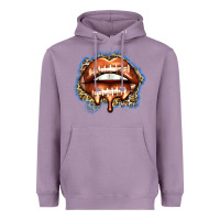 Lavender american football lips Heavyweight Hoodie - Zillion Design Studio