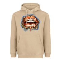 Mushroom american football lips Heavyweight Hoodie - Zillion Design Studio