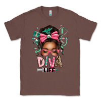 Chestnut afro messy bun diva life Classic Tee - texasbilliewilder