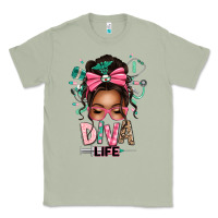 Afro Messy Bun Diva Life Classic Tee | Teevron