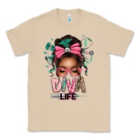 Mushroom afro messy bun diva life Classic Tee - texasbilliewilder