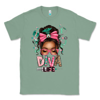 Sage afro messy bun diva life Classic Tee - texasbilliewilder