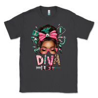 Smoke afro messy bun diva life Classic Tee - texasbilliewilder
