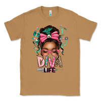Toasted Coconut afro messy bun diva life Classic Tee - texasbilliewilder