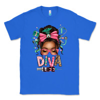 True Royal afro messy bun diva life Classic Tee - texasbilliewilder
