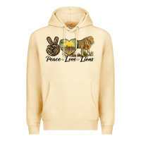 Pina Colada peace love lions Premium Hoodie - LillyAllenDesigns