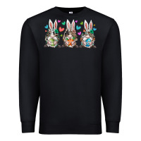 Black western bunny gnome Premium Sweatshirt - RacoonDesign