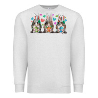 Oatmeal Heather western bunny gnome Premium Sweatshirt - RacoonDesign