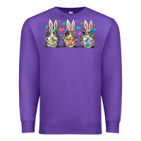 Purple western bunny gnome Premium Sweatshirt - RacoonDesign