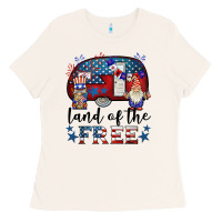 Bone land of the free caravan gnomies Ladies Tee - BarkalooDesign
