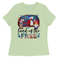Matcha land of the free caravan gnomies Ladies Tee - BarkalooDesign
