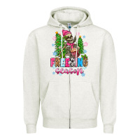 Freezing Season Skeleton Zipper Hoodie | Teevron