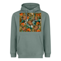 Sage fall cowhide highland cow tumbler Heavyweight Hoodie - RanaPortraitStore