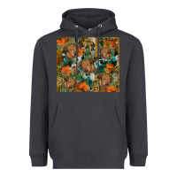 Smoke fall cowhide highland cow tumbler Heavyweight Hoodie - RanaPortraitStore