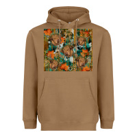 Toasted Coconut fall cowhide highland cow tumbler Heavyweight Hoodie - RanaPortraitStore