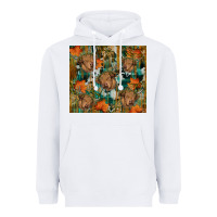 White fall cowhide highland cow tumbler Heavyweight Hoodie - RanaPortraitStore