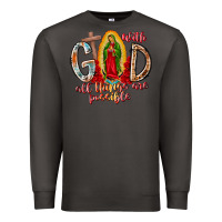 Smoke With God All Things Are Possible Premium Sweatshirt - RacoonDesign