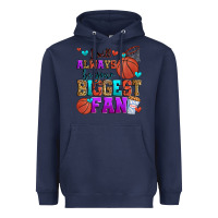 Navy i will always be your biggest fan basketball Heavyweight Hoodie - Zillion Design Studio
