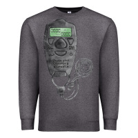 Charcoal Heather baseball counter and stopwatch fa element Premium Sweatshirt - FaDigitalArtStudio