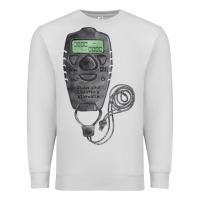 Dove Grey baseball counter and stopwatch fa element Premium Sweatshirt - FaDigitalArtStudio