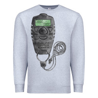 Heather Grey baseball counter and stopwatch fa element Premium Sweatshirt - FaDigitalArtStudio