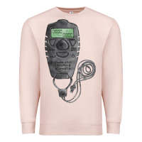 Pale Pink baseball counter and stopwatch fa element Premium Sweatshirt - FaDigitalArtStudio