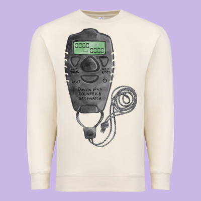 Baseball Counter And Stopwatch Fa Element Premium Sweatshirt Designed By Fadigitalartstudio