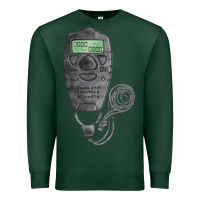 Sports Green baseball counter and stopwatch fa element Premium Sweatshirt - FaDigitalArtStudio