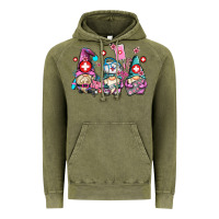 Vintage Olive nurse gnomes Vintage Hoodie - AdoDesignShop