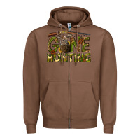 Chestnut gone hunting western Zipper Hoodie - texasbilliewilder